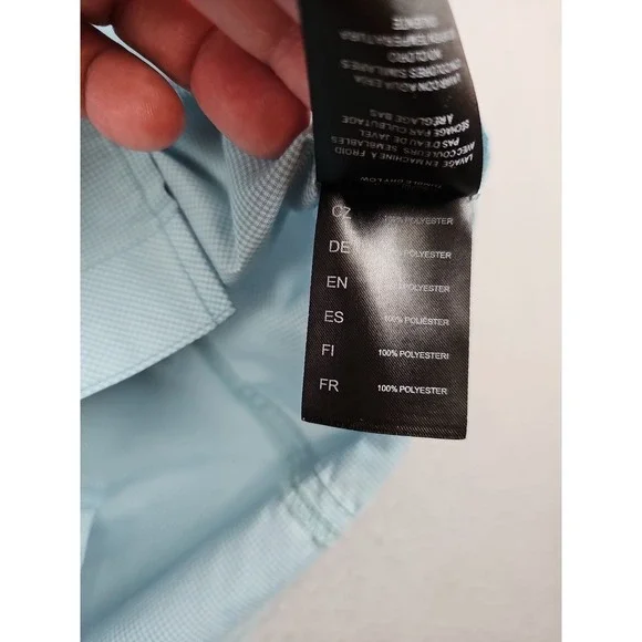 Kuhl Shirt Men's Medium Blue Stealth Hiking Utility Outdoor Snap Performance - Picture 5 of 8